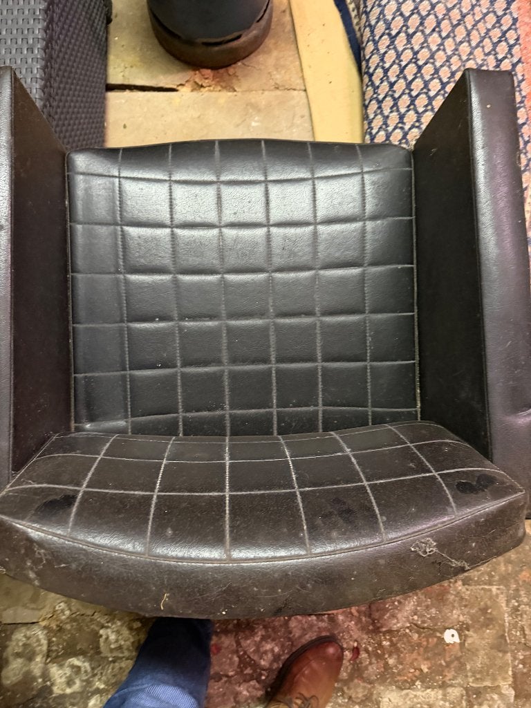 Vintage stoelen, Ophalen, Gebruikt, Drie, Zwart