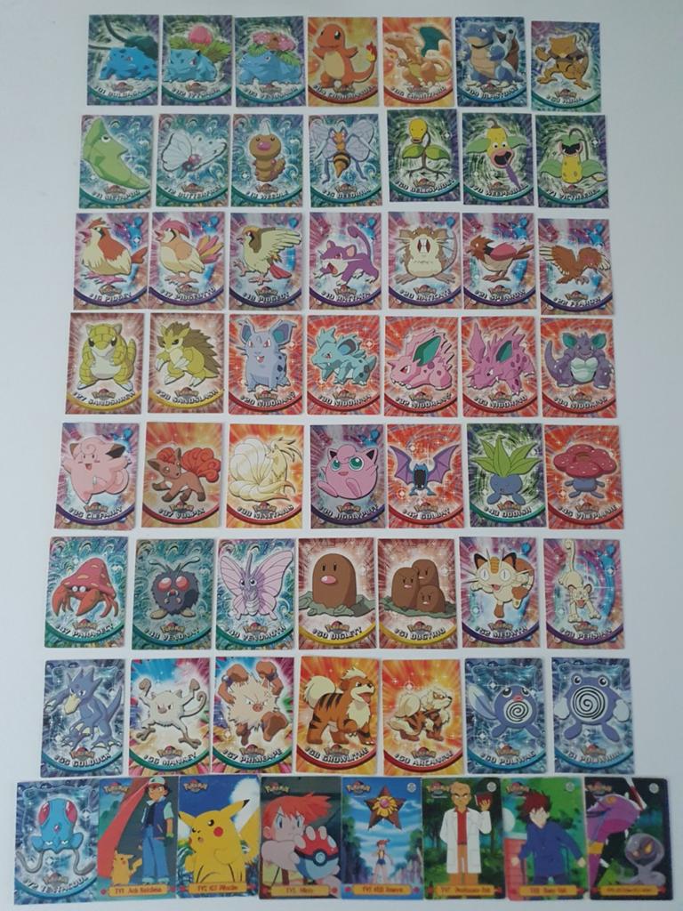Pokemonkaarten 1999, Ophalen