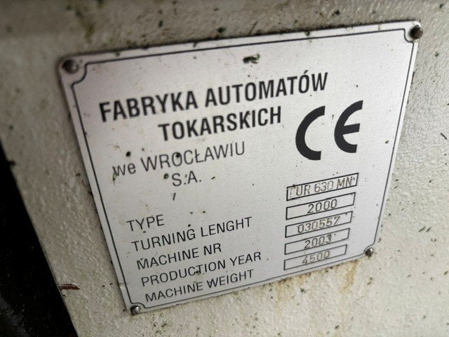Draaibank – FAT TUR [560 / 630 / 630A] MN, Zakelijke goederen, Ophalen