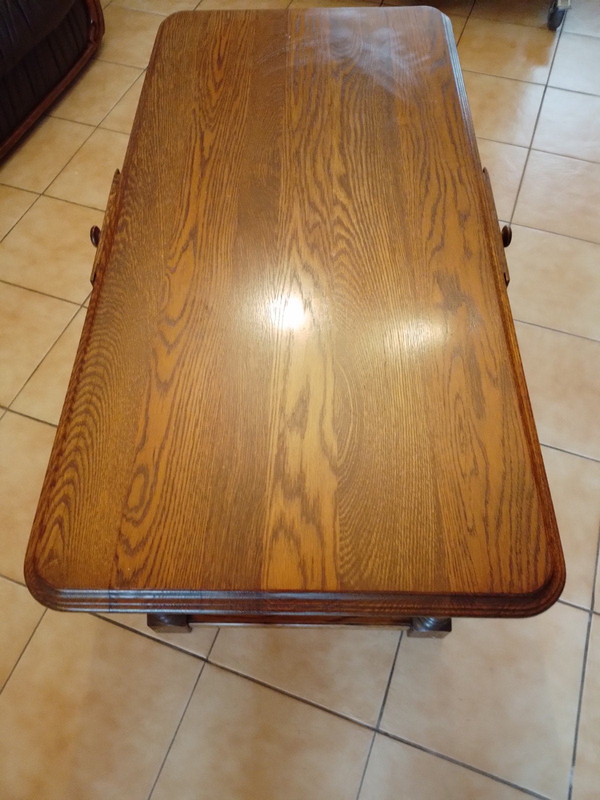 Retro salontafel, Ophalen