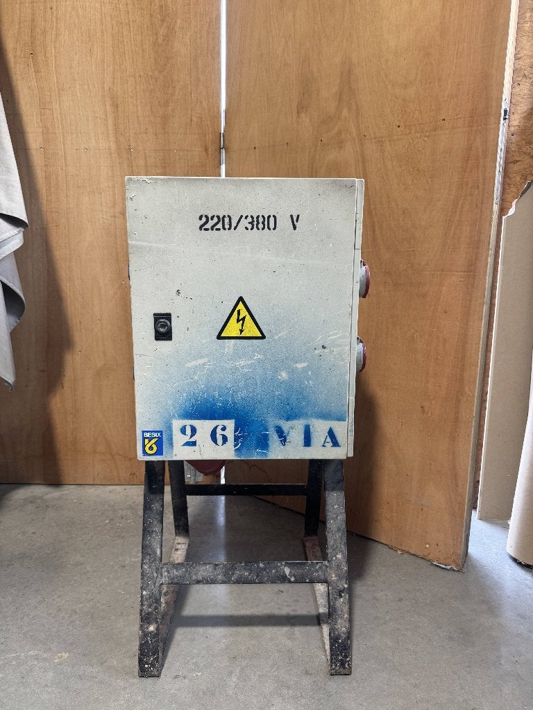 Stevige Werfkast / Verdeelkast 400V op Staander, Enlèvement, Utilisé