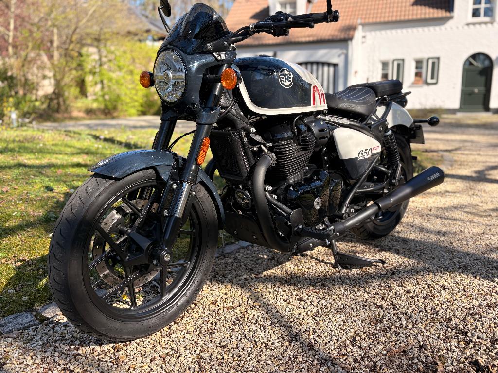 Royal Enfield Shotgun 650 + opties 2300 km, 2 cilinders, Nieuw, Particulier, Meer dan 35 kW