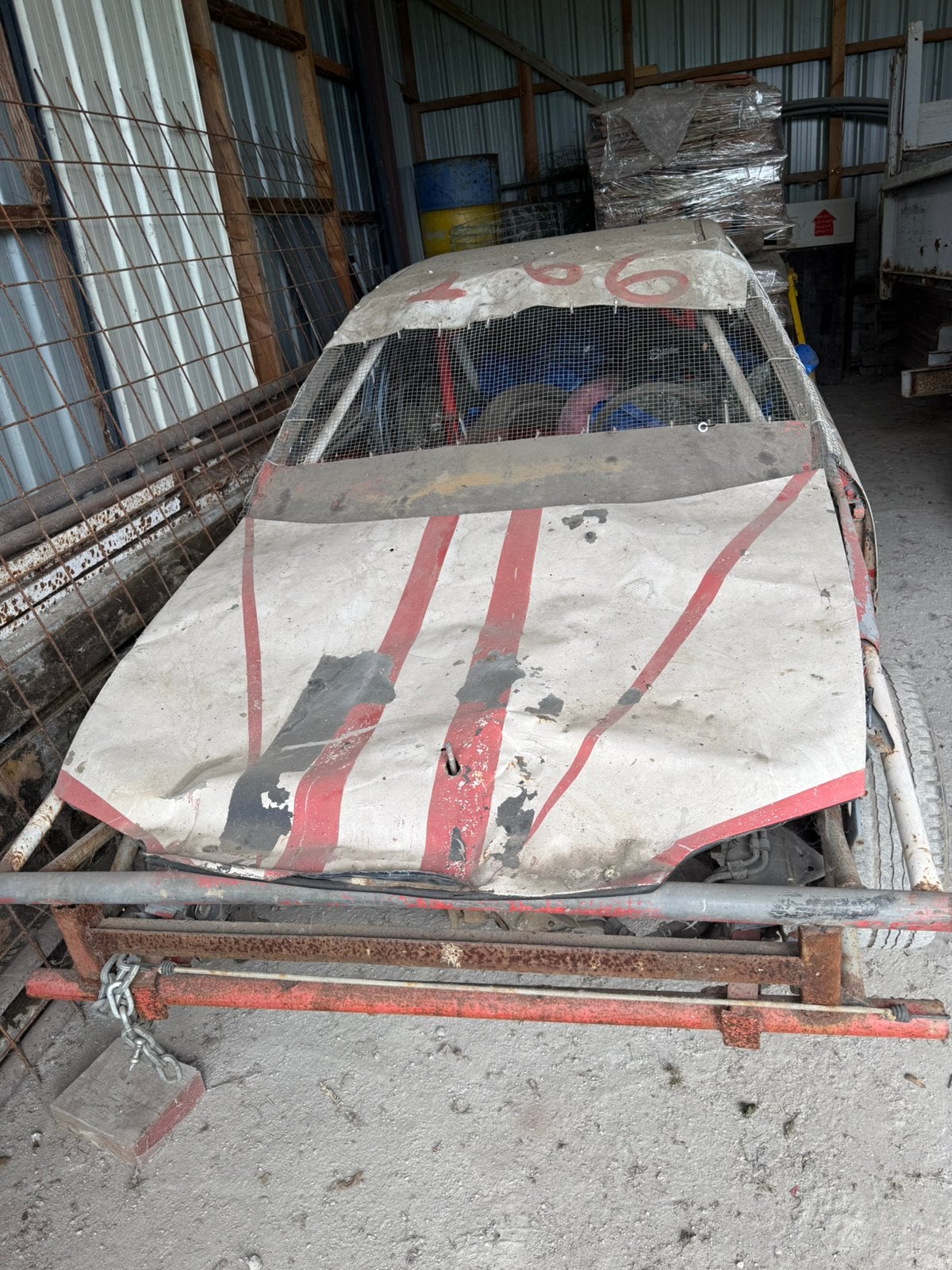 Langlaufwagen, Ophalen, Gebruikt