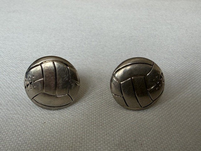 Zilverkleurige + Verguld Gouden Ronde Manchetknopen, Handtassen en Accessoires, Manchetknopen, Ophalen of Verzenden, Gebruikt