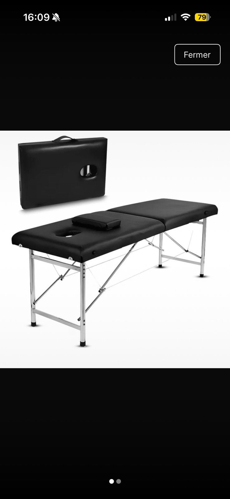 Table d’esthetique / massage, Enlèvement ou Envoi, Comme neuf