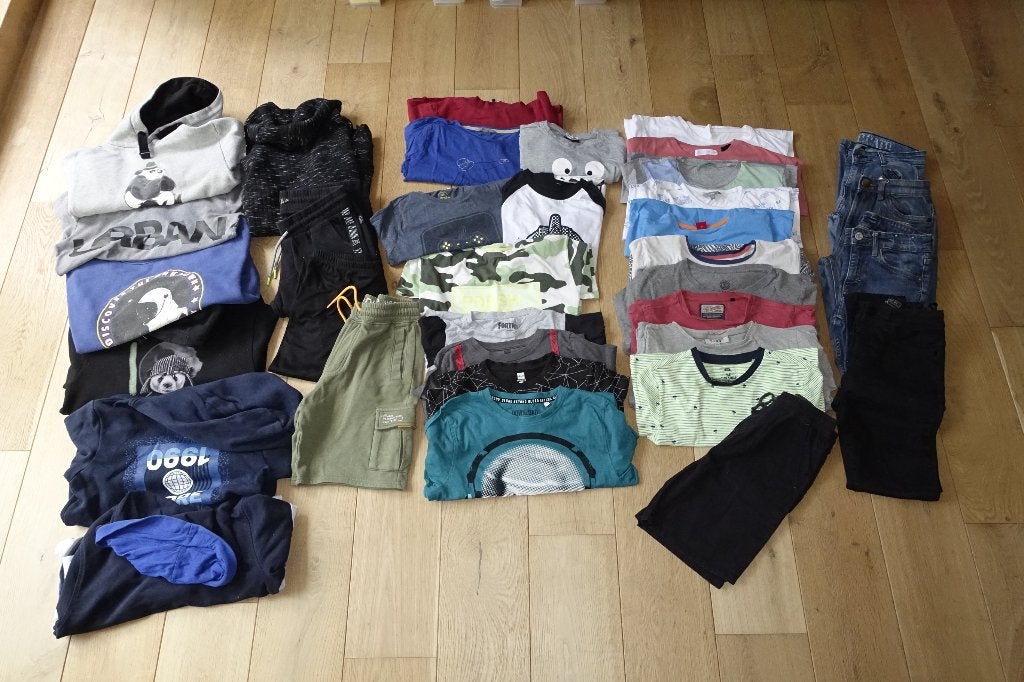 Gros lot 35 pièces 10/12 ans, Enlèvement, Utilisé, Taille 146