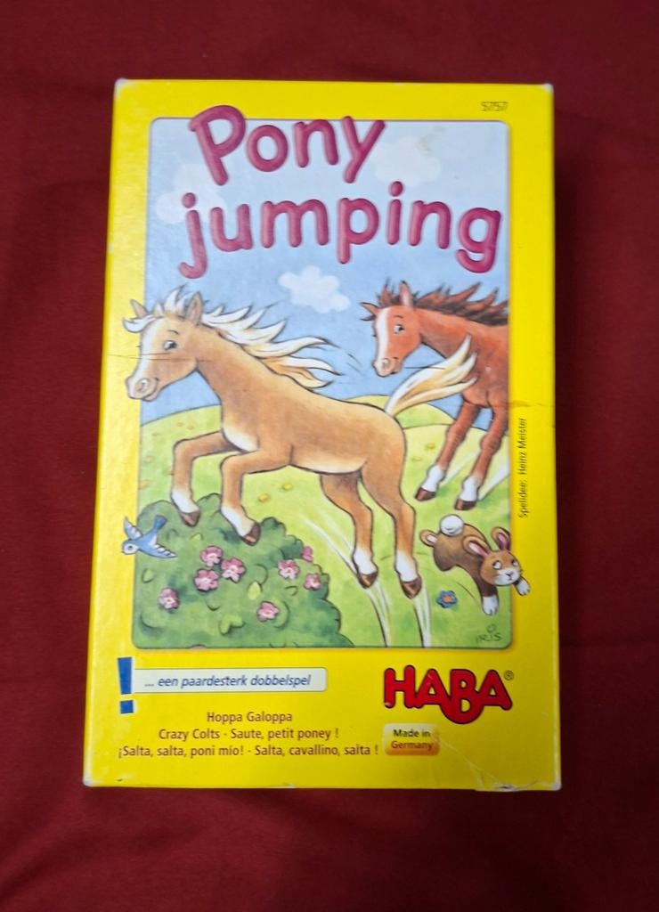 Gezelschapspel : pony jumping / haba, Ophalen of Verzenden
