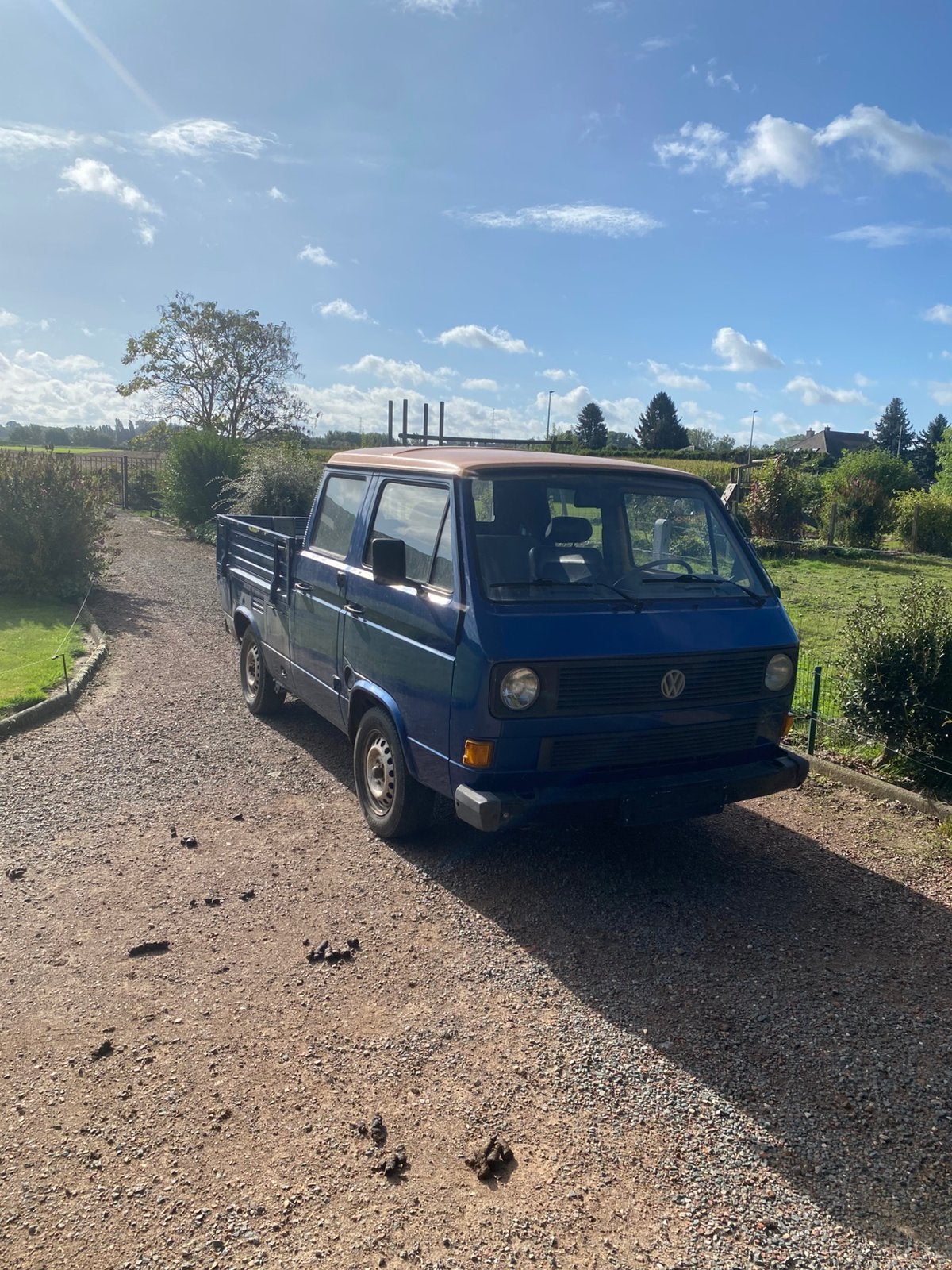 Volkswagen T3 doka, Auto's, Blauw, Particulier, Transporter, Te koop