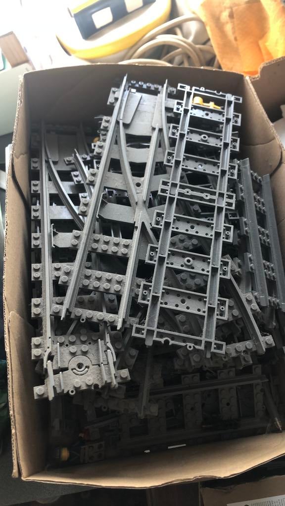 Lego sporen, Ophalen, Gebruikt, Losse stenen, Lego