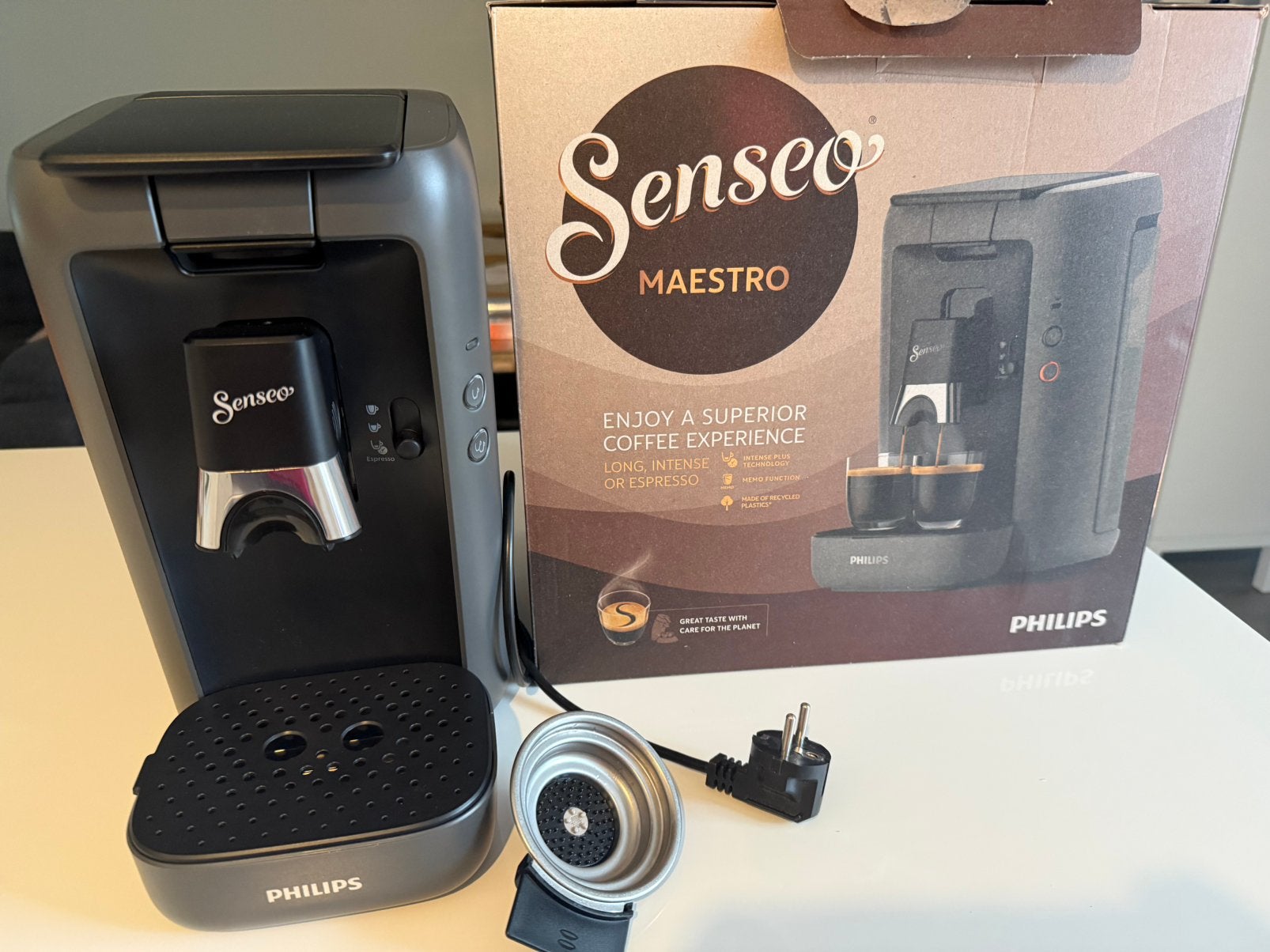 Senseo Maestro Philips Koffiemachine, Elektronische apparatuur, Koffiezetapparaten, 2 tot 4 kopjes, Ophalen, Zo goed als nieuw
