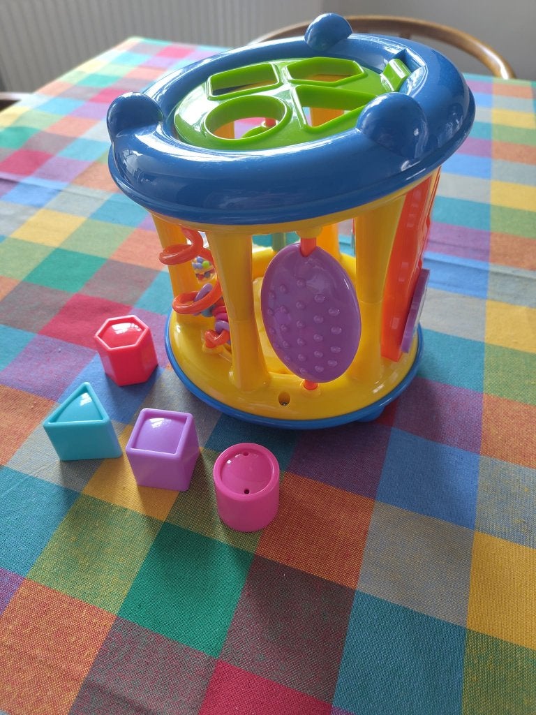 Peuter speelgoed, Ophalen, Zo goed als nieuw, Rammelaar, Met geluid