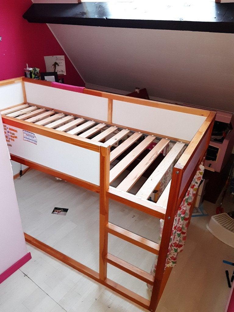 Lit Enfant KURA (IKEA) - 90x200, Enfants & Bébés, Chambre d'enfant | Lits superposés & Lits mezzanines, Enlèvement, Comme neuf