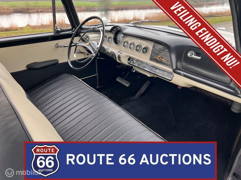 Dodge Coronet | 1956 | Route 66 Auctions, Zwart, Bedrijf, Handgeschakeld, Overige carrosserie
