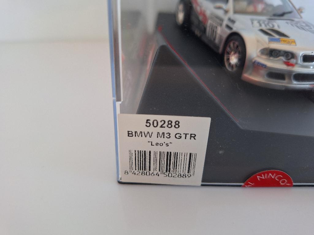 Ninco Bmw M3 GTR Leo´s Ref Nr 50288 nog origineel verzegeld, Overige merken, Racebaan, Nieuw, Ophalen of Verzenden