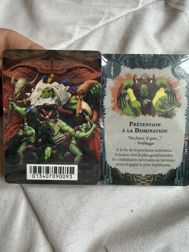 Warhammer Underworlds Hedkrakka's Madmob cartes FR neuf, Enlèvement ou Envoi, Neuf, Warhammer, Accessoires