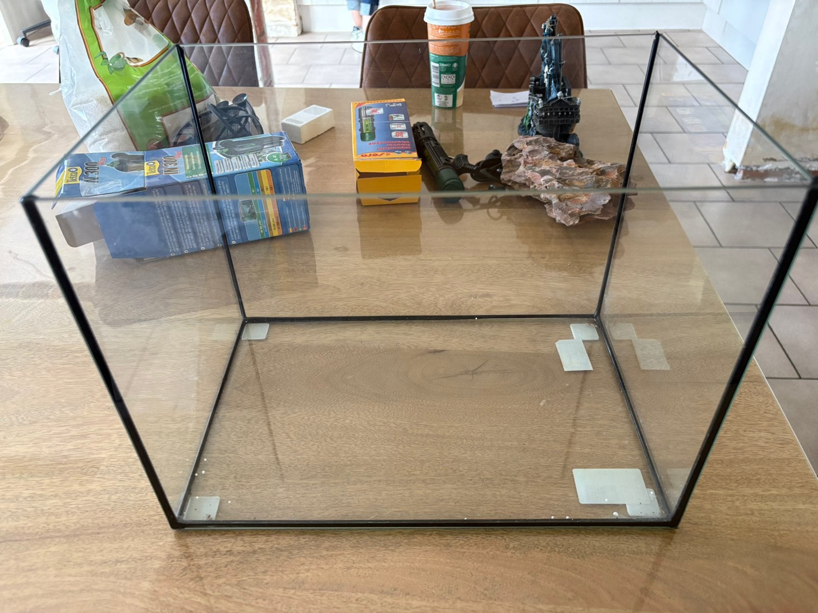 Complete kleine aquarium, Ophalen, Zo goed als nieuw, Decoratie
