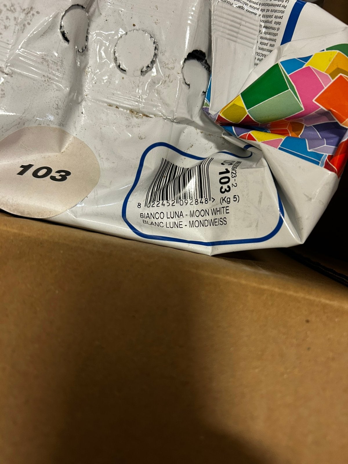 Sac 5kg joint carrelage Mapei Ultracolor plus (103 blanc), Enlèvement