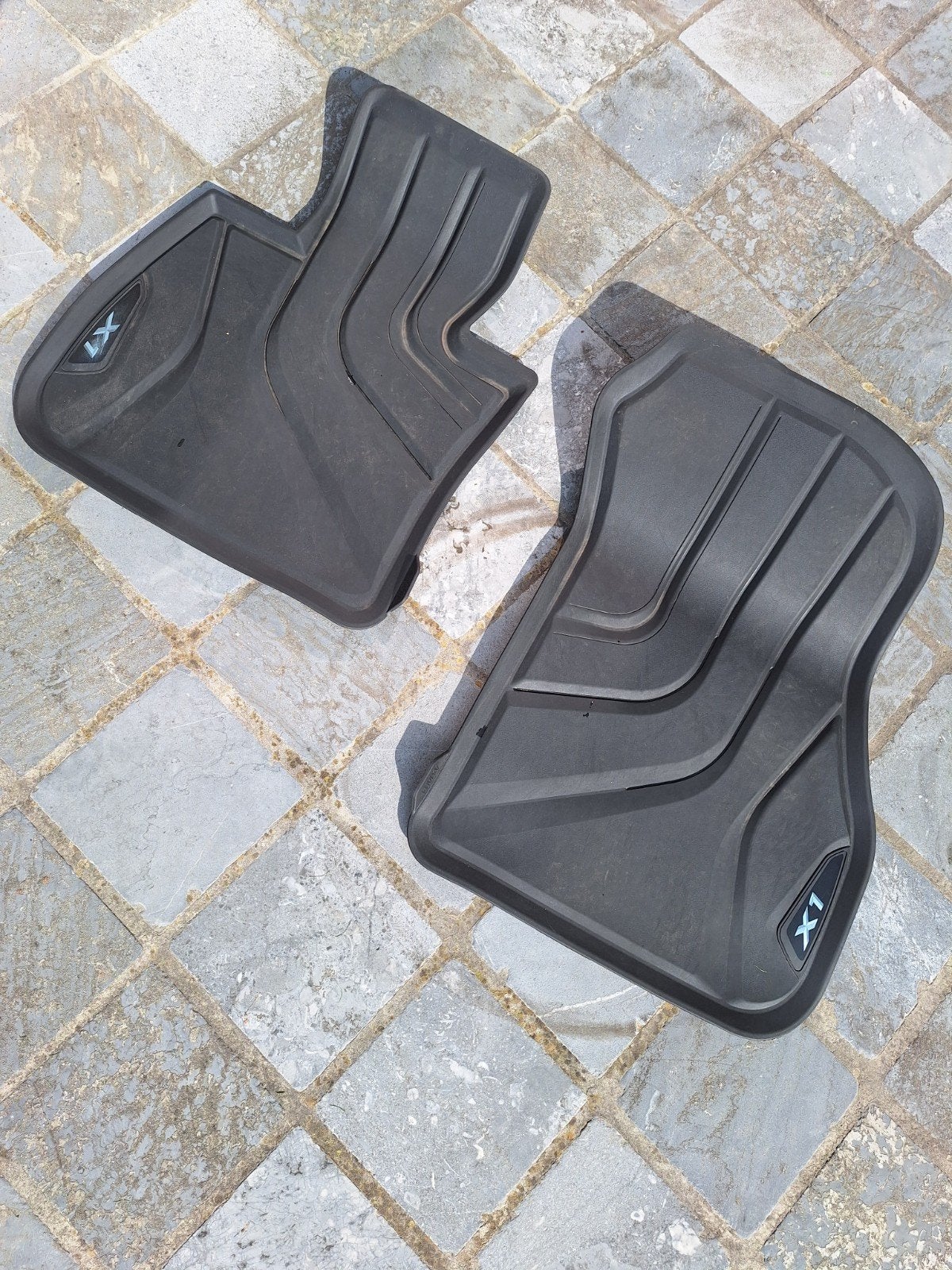 Rubberen automatten. BMW X1, Ophalen, Gebruikt