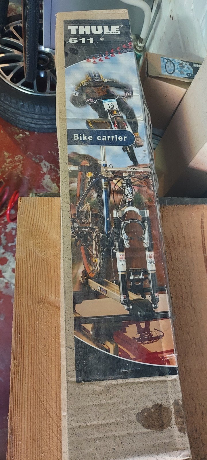 Thule porte vélos pour galerie barres de toit, Enlèvement
