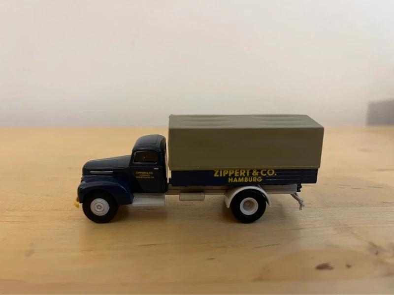 Brekina Camion plateau Ford FK 3500, Envoi, Comme neuf, Bus ou Camion, Brekina