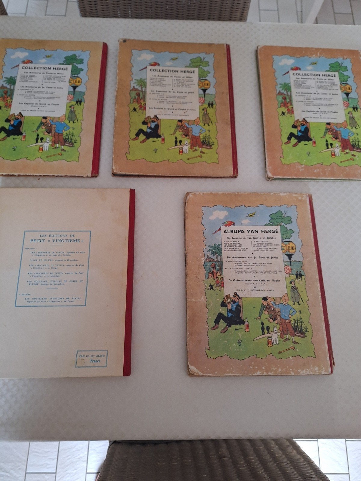 Kuifje strips 1947 hc, Ophalen of Verzenden, Kuifje