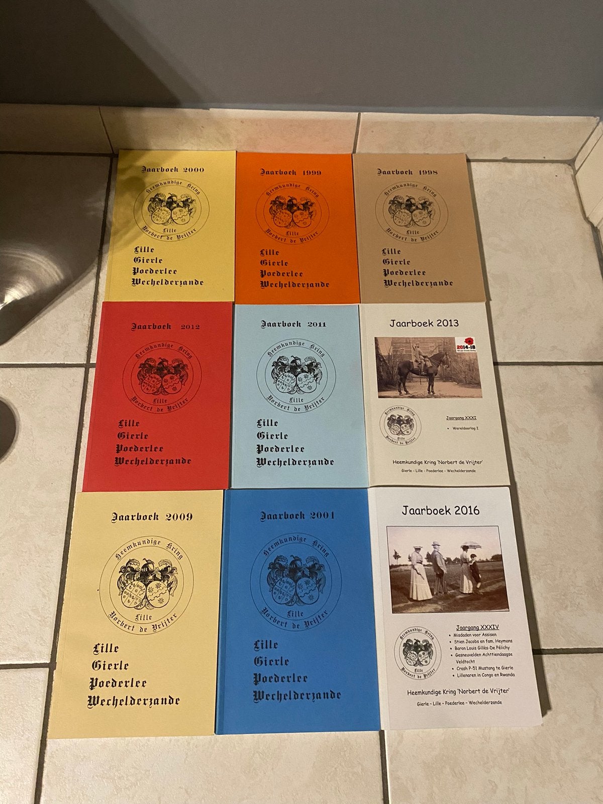 Boeken heemkundige kring Norbert De Vrijter 2275 Lille, Ophalen of Verzenden, Zo goed als nieuw