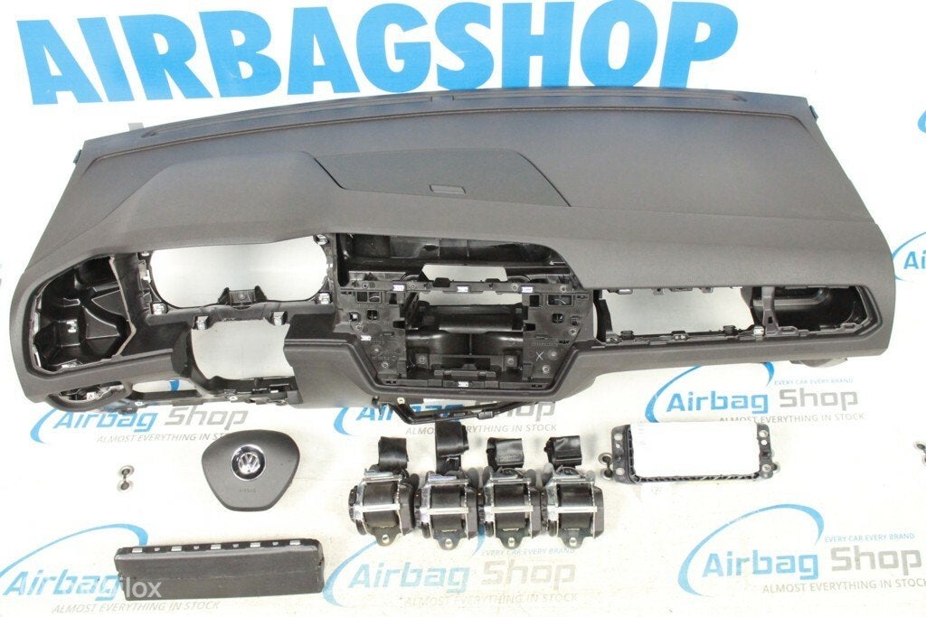 Airbag kit - Dashboar noir Volkswagen Touran (2015-....), Gebruikt, Ophalen of Verzenden
