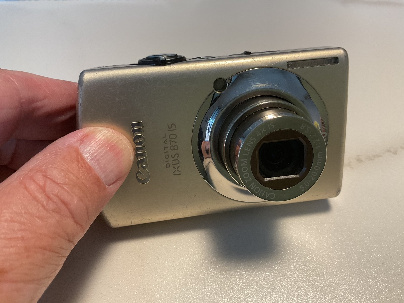 Canon IXUS 870IS, TV, Hi-fi & Vidéo, Appareils photo numériques, 10 Mégapixel, Enlèvement ou Envoi, Canon, 4 à 7 fois