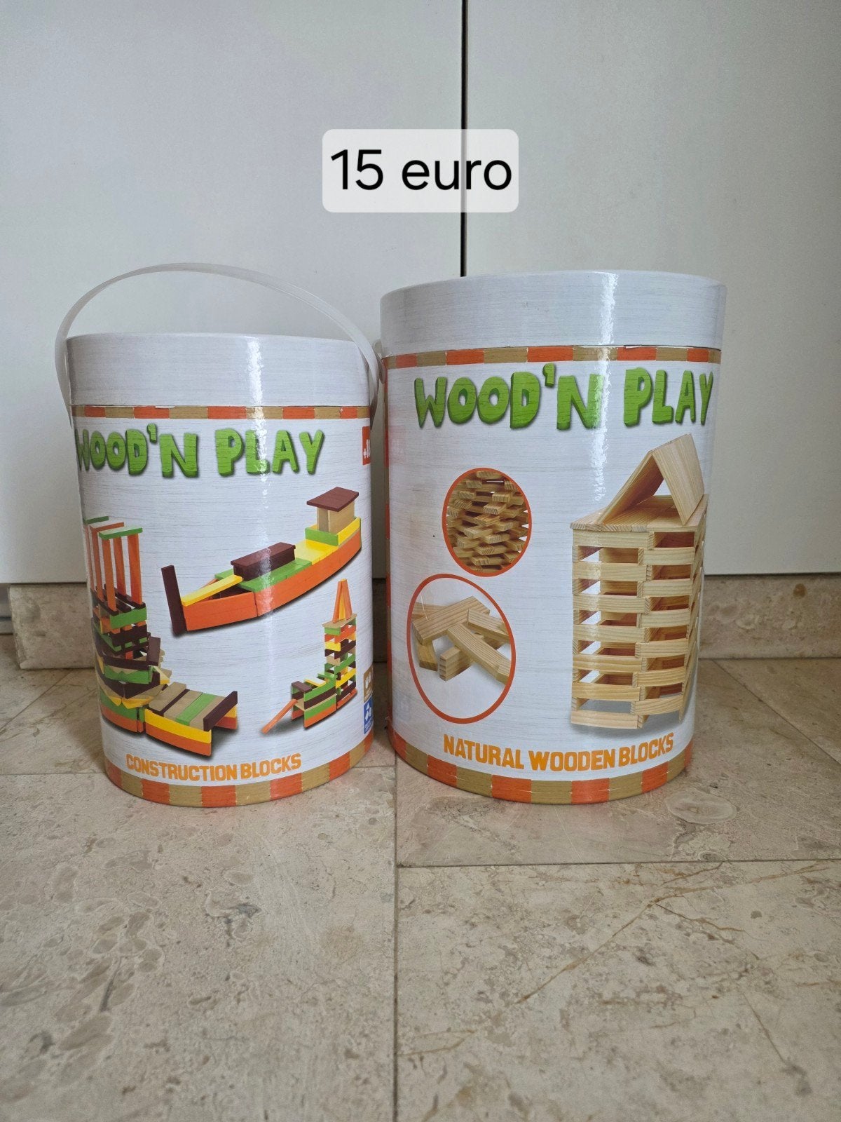 houten bouwblokken voor kinderen, Enlèvement, Utilisé, Autres marques