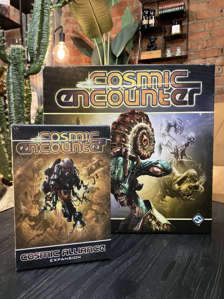 Cosmic Encounter + Cosmic Alliance (expansie verzegeld), Hobby en Vrije tijd, Ophalen, Nieuw
