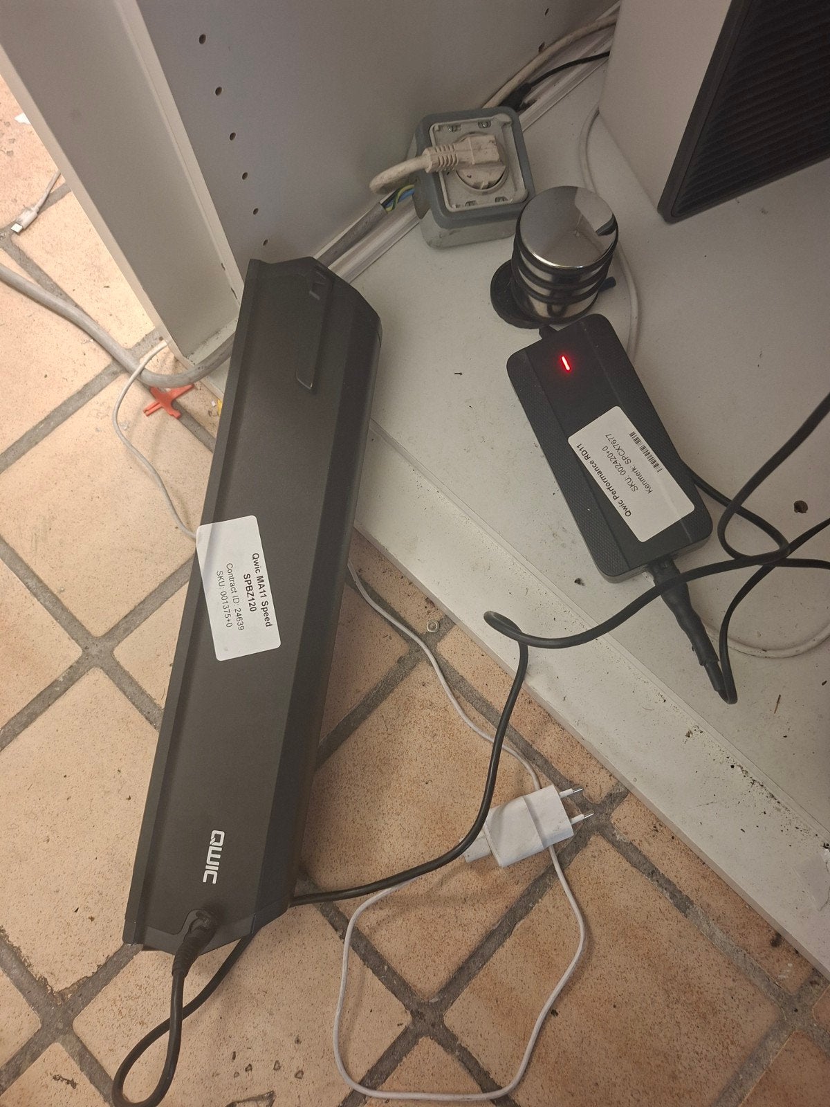 Fietsaccu van qwic speedpedelec te koop, Ophalen