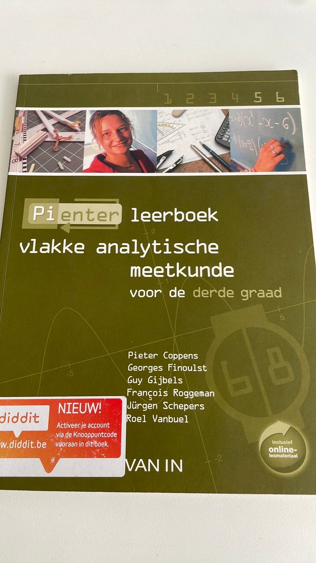 Pienter 6 TSO - 6/8u vlakke analytische meetkunde leerboek, Boeken, Ophalen of Verzenden, Zo goed als nieuw, ASO, Nederlands