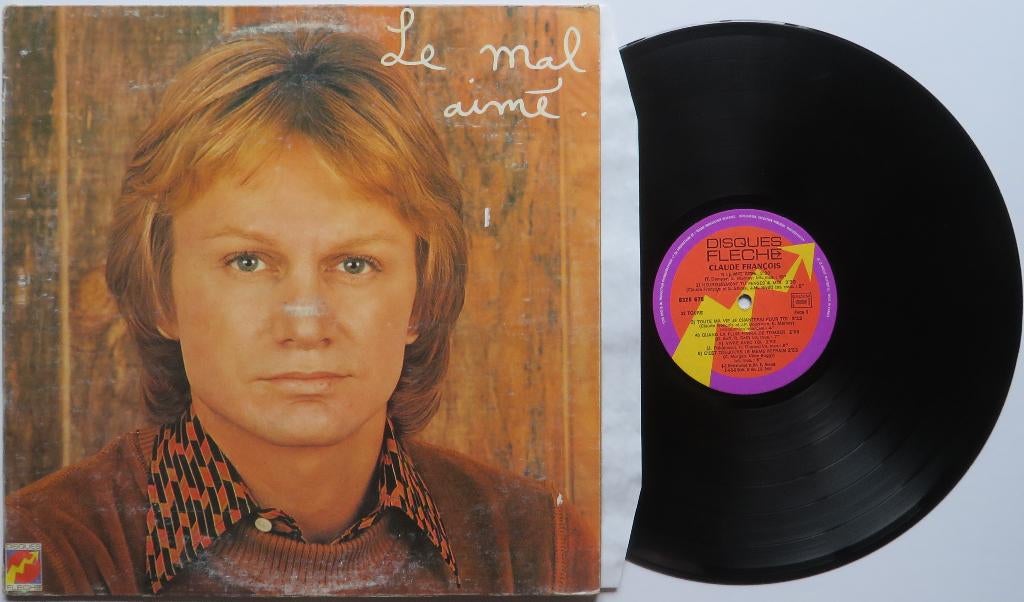 Claude Francois - Le mal aimé. Lp, Enlèvement ou Envoi, Utilisé, 12 pouces
