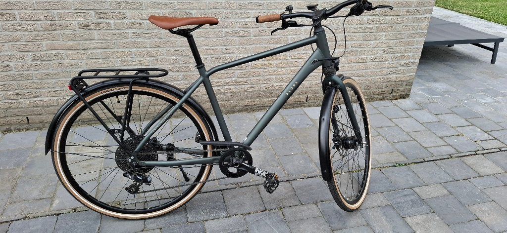 Herenfiets, 28 inch, 10 tot 15 versnellingen, Zo goed als nieuw, Schijfrem