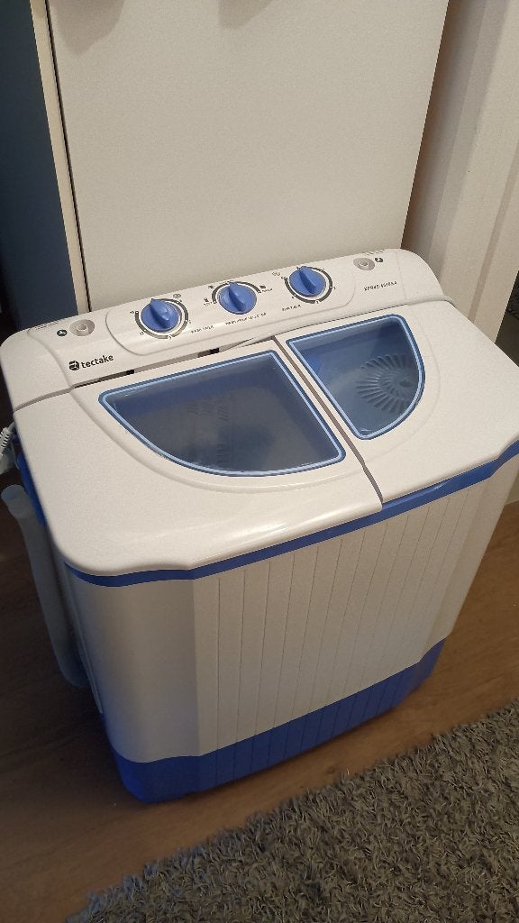 Mini wasmachine 4.5kg Wasmachine/centrifuge combinatie, 4 à 6 kg, Enlèvement, Utilisé, Moins de 85 cm