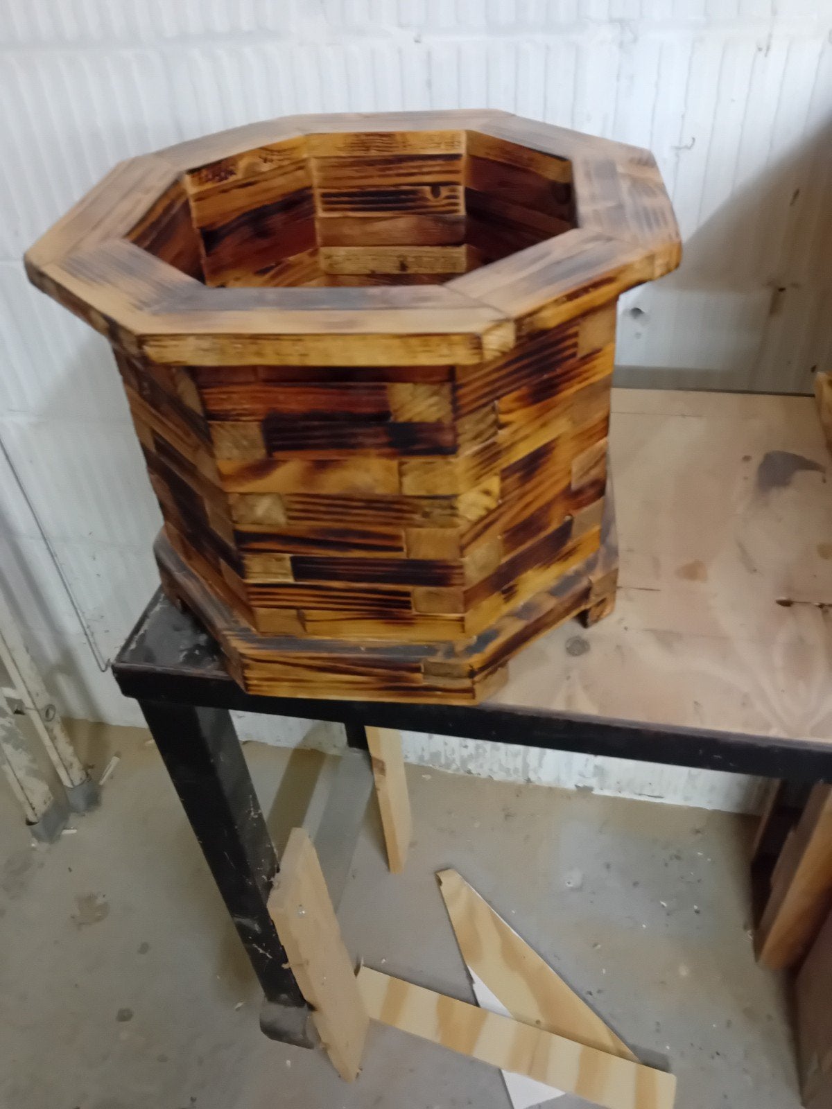 bloempotten en bloembakken, Ophalen, Nieuw, Hout