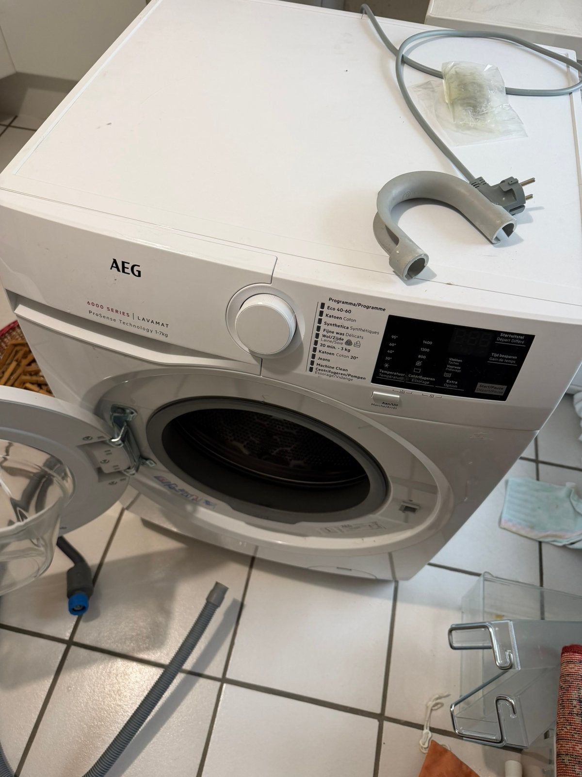 AEG wasmachine (amper gebruikt), Enlèvement, Comme neuf