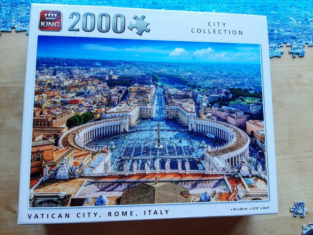 Puzzel 2000 stukjes Vaticaan compleet, Ophalen of Verzenden, Meer dan 1500 stukjes, Zo goed als nieuw, Legpuzzel