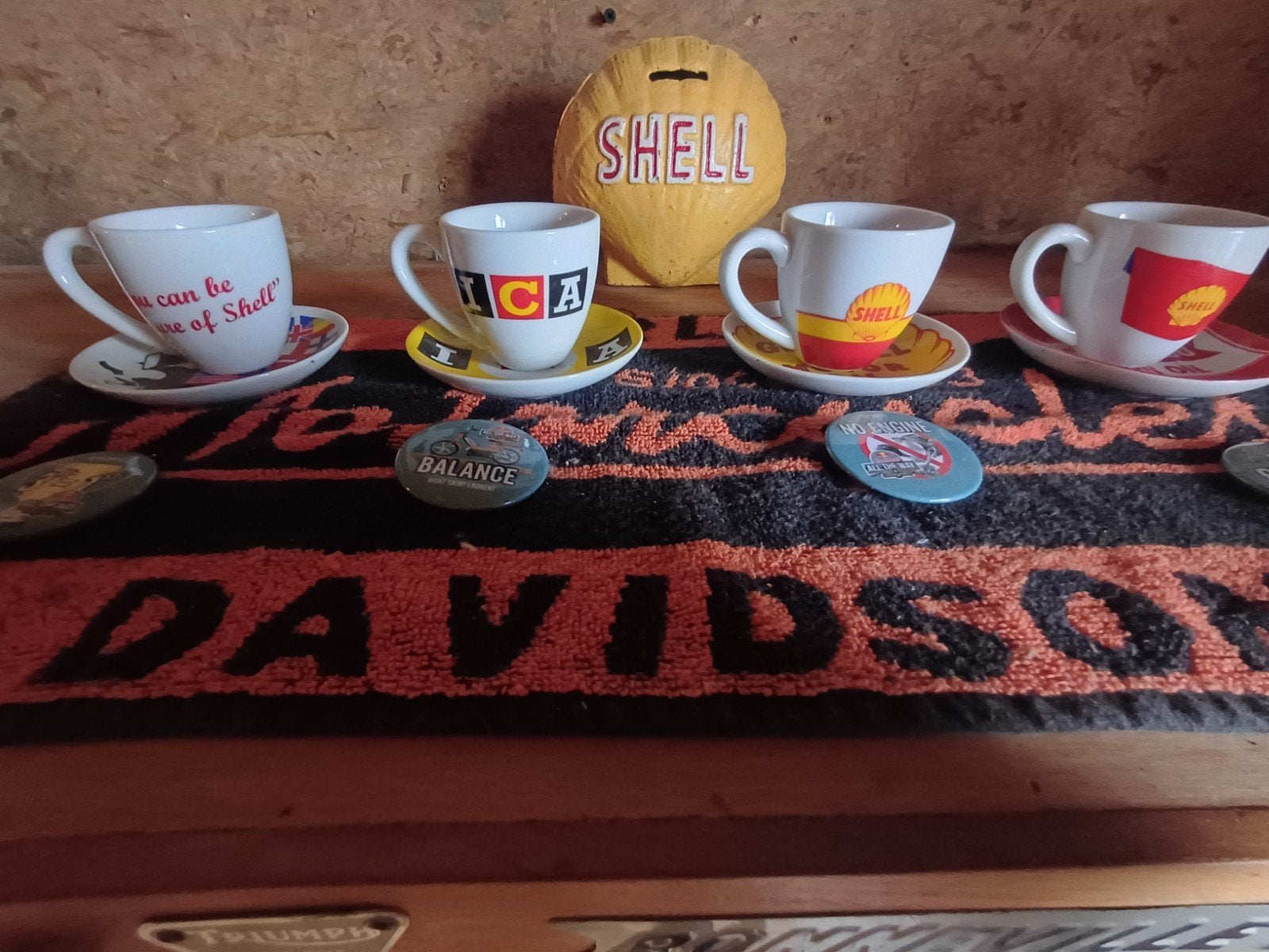 shell koffie tassen, Ophalen of Verzenden