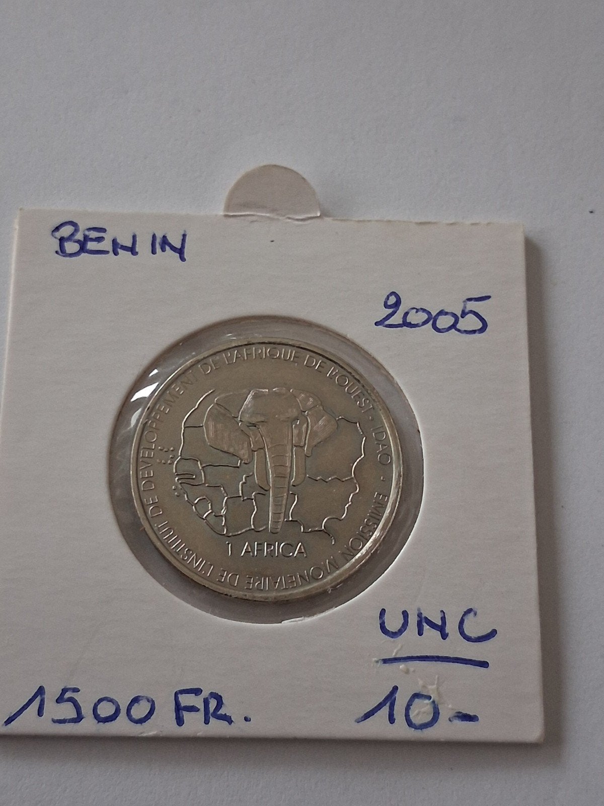 Bénin 1500 fr 2005 UNC ! !, Enlèvement ou Envoi