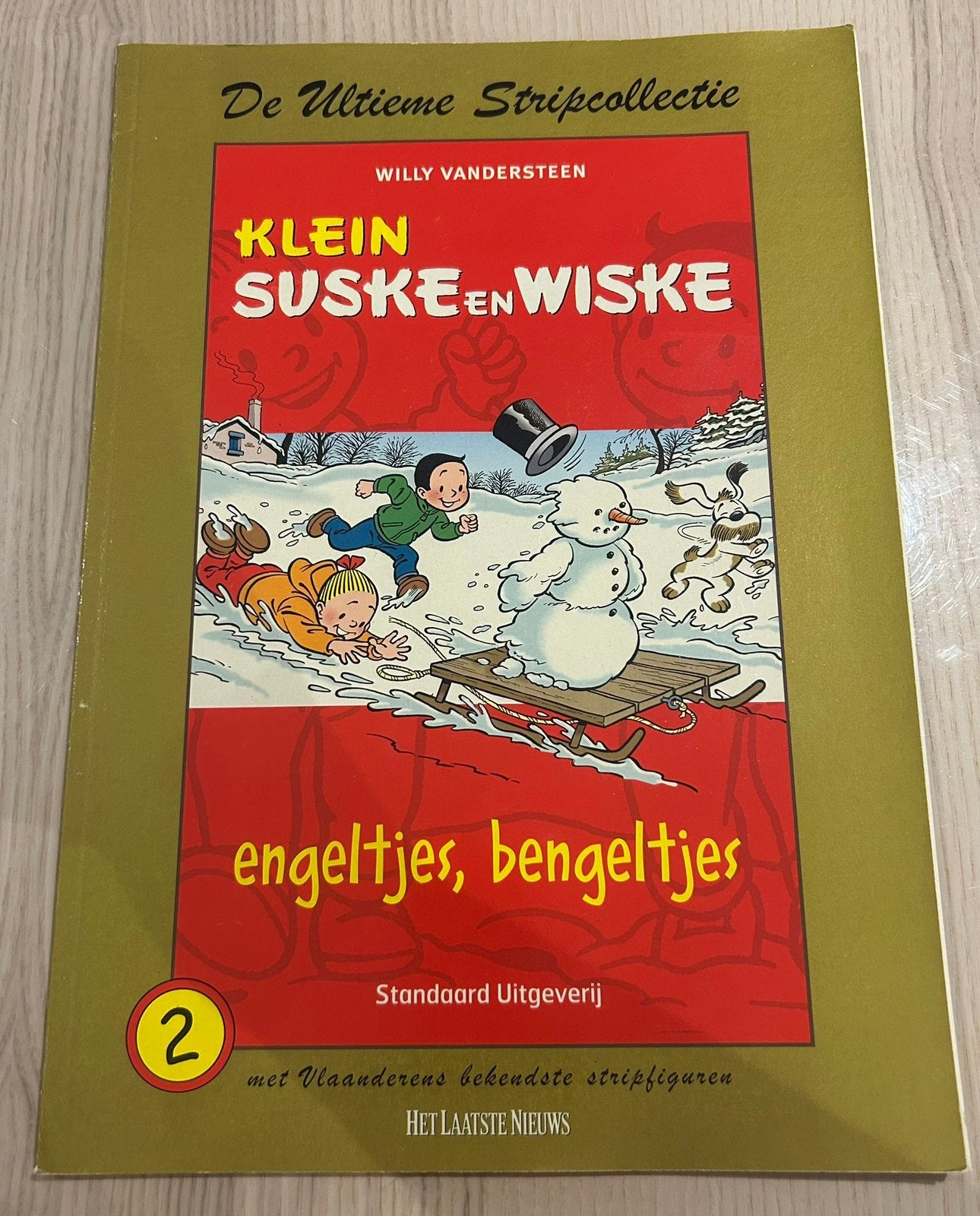 Klein Suske en Wiske: engeltjes, bengeltjes, Enlèvement ou Envoi