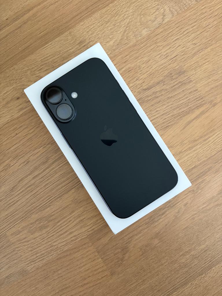 iPhone 16, Ophalen, 128 GB, Zwart, IPhone 16