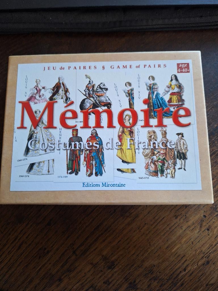 Set paartkostuums van Frankrijk, Hobby en Vrije tijd, Een of twee spelers, Ophalen of Verzenden, Zo goed als nieuw, Edition mirontaine