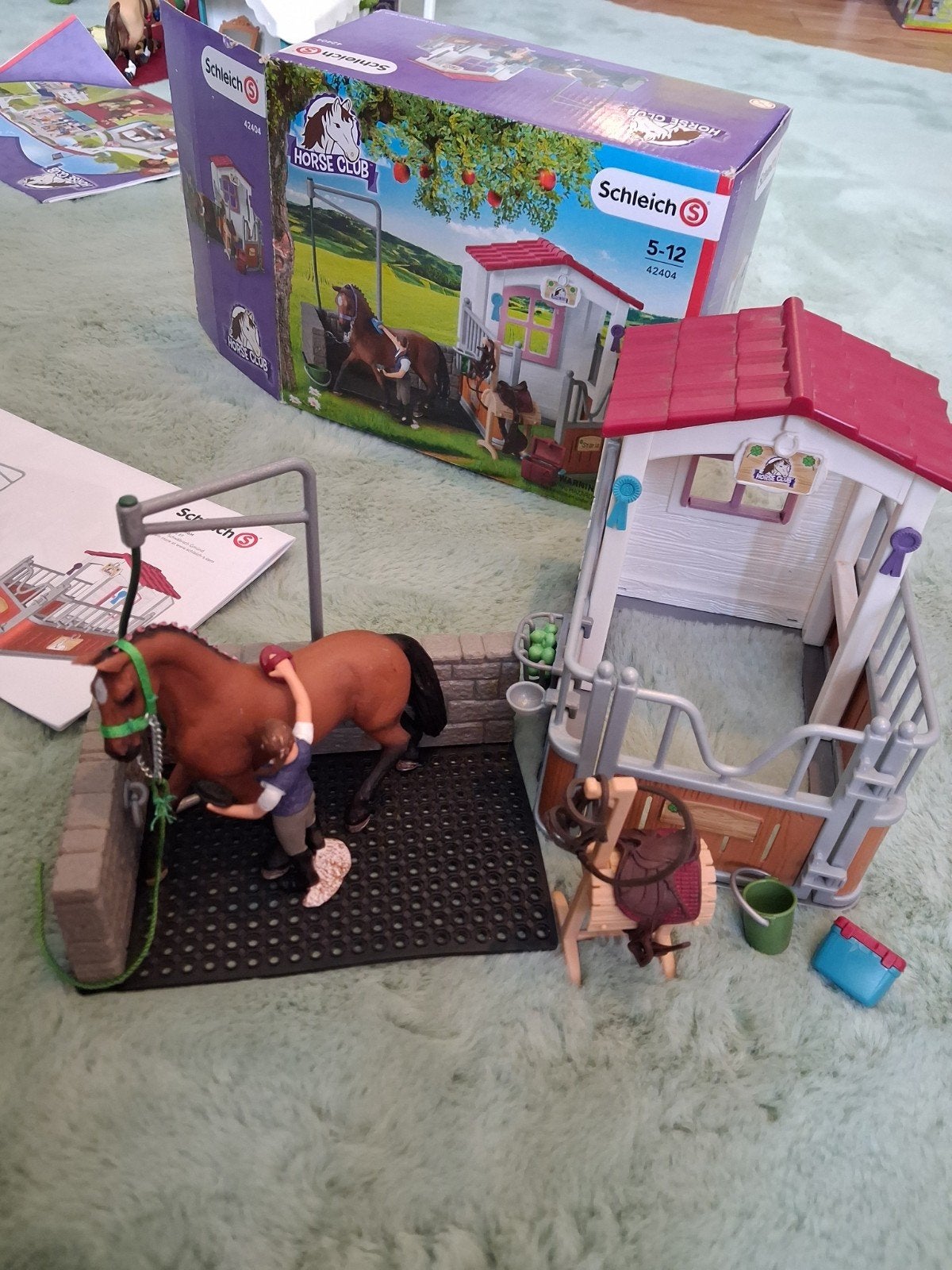 Schleich Horse Club paardenstal met schoonmaakplaats, 42404, Ophalen