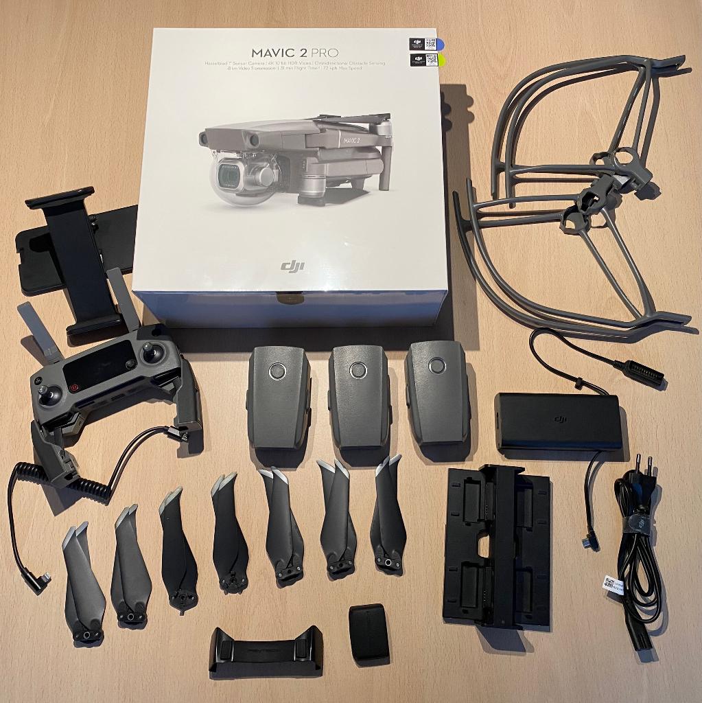 DJI Mavic 2 Pro Fly More Combo+, Cameradrone, Nieuw, DJI, Topkwaliteit
