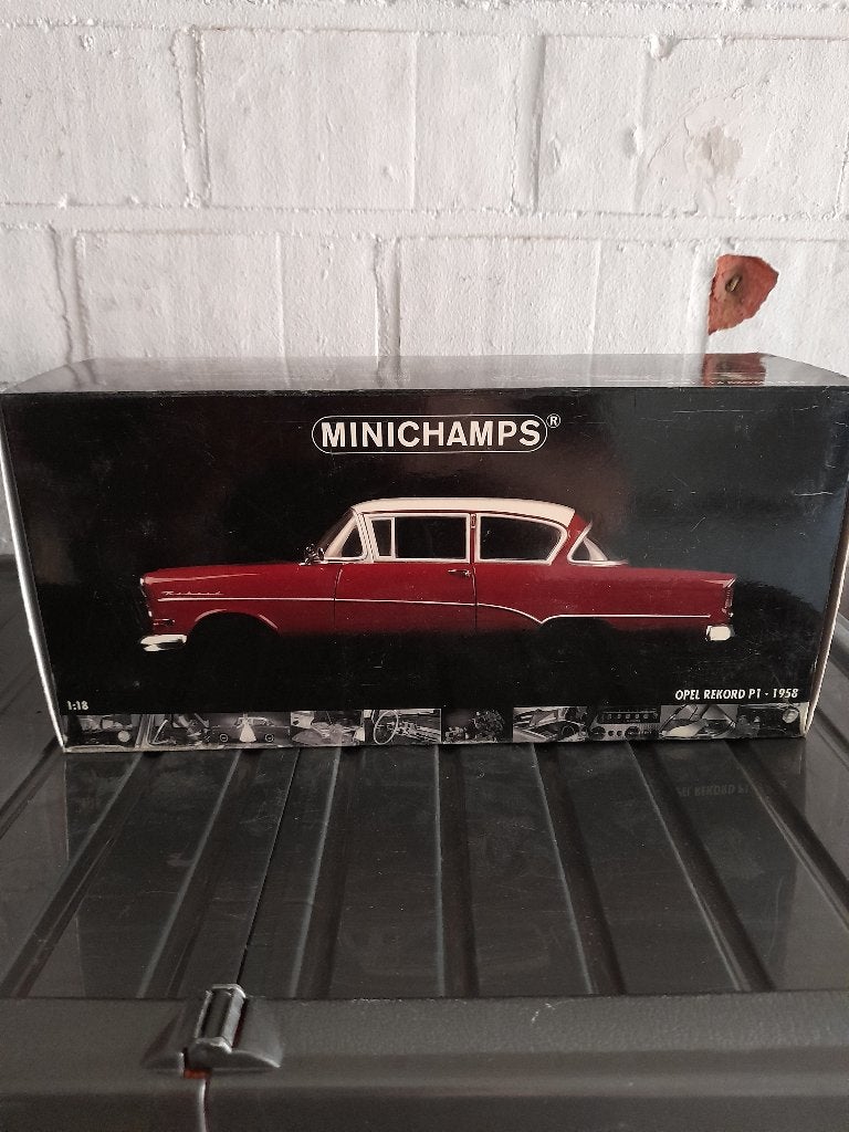 1/18 MINICHAMPS OPEL REKORD, Ophalen of Verzenden, Zo goed als nieuw, Auto, MiniChamps