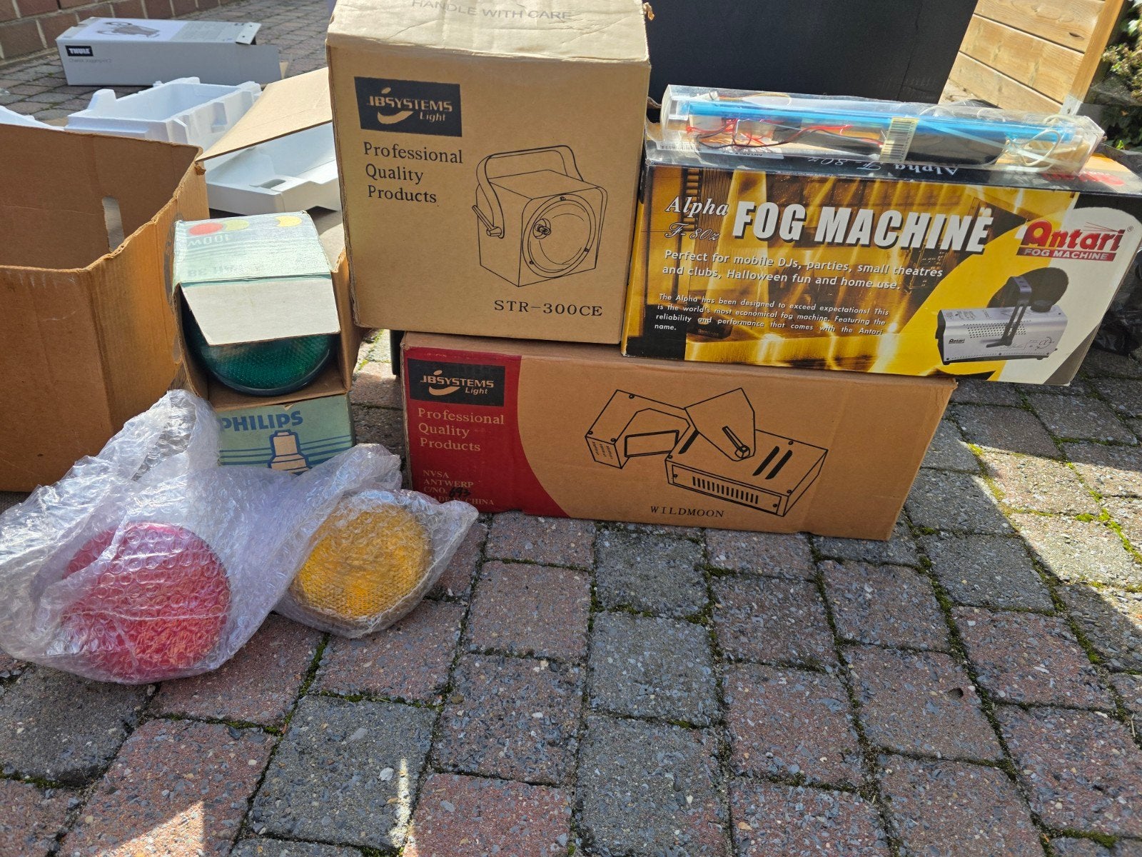 feest verlichting en rookmachine, Hobby en Vrije tijd, Ophalen