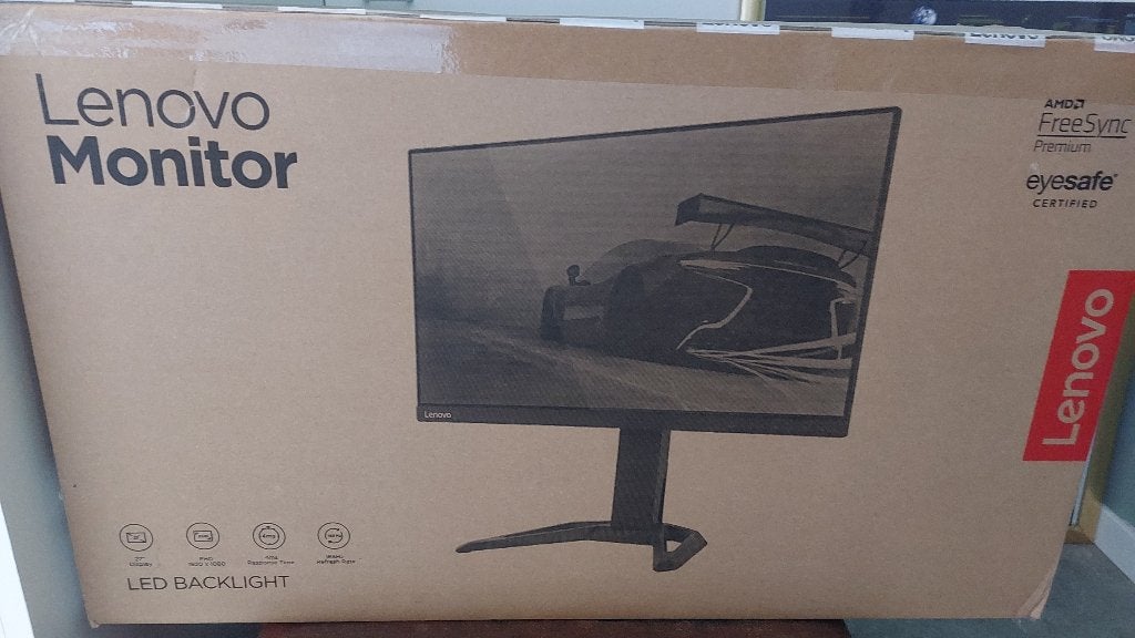 Lenovo monitor, Computers en Software, Monitoren, Ophalen, Nieuw, Full HD, LED