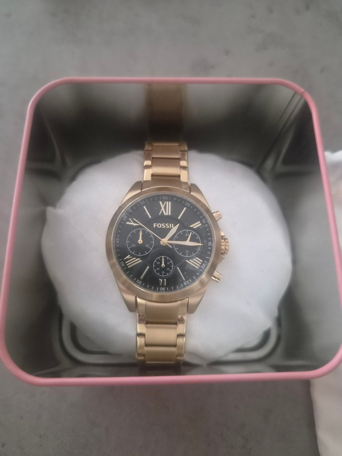 Vrouwen Fossil horloge, NIEUW in doos., Ophalen, Staal, Staal, Fossil