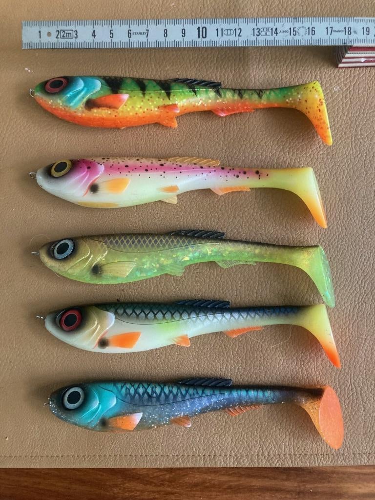 5 * Abu Garcia Beast Paddletail 17cm, Ophalen of Verzenden, Nieuw, Overige typen